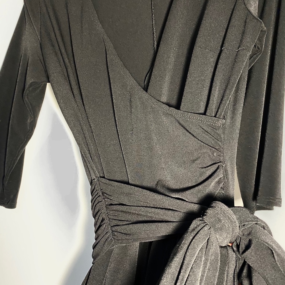 Little Black Wrap Dress